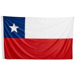 bandera de chile 3ft x 5ft superknit poliéster