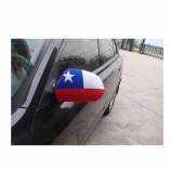 丝网印刷智利国旗汽车后视镜袜子套