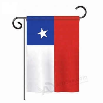 bandera del jardín de la herencia de chile bandera decorativa vertical del jardín bandera de la casa bandera
