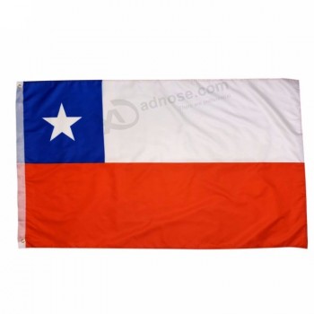 Herstellung 3 * 5ft Drop Shipping Chile Flagge