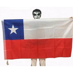Fertigen Sie Chile-Staatsflaggenkörperflagge mit Ihrem Logo besonders an