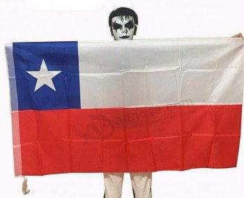 personalizar bandeira do corpo da bandeira nacional do chile com seu logotipo
