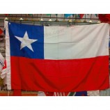 bandera nacional de alta calidad de encargo al por mayor de chile, puede customzie