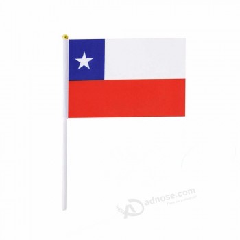 Cheap National Chile Hand Waving Flag