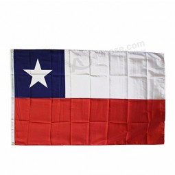 company logo Full Printing Decoration 3X5 Chile Flag Celebration Custom Chile Flag