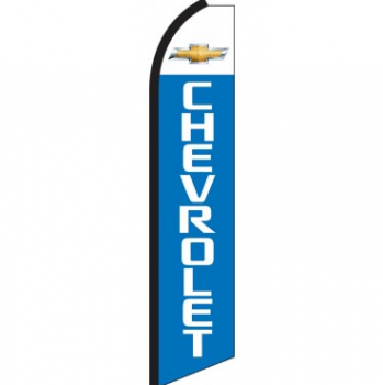 Custom Chevrolet Feather Banner Chevrolet Logo Swooper Flag Kit