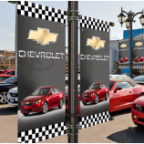 Polo de calle Chevrolet publicidad bandera bandera personalizada