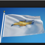 poliéster impresión digital logotipo personalizado chevrolet publicidad bandera
