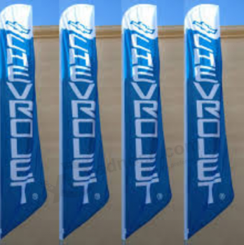 Custom Chevrolet Feather Flag Advertising Flying Chevrolet Logo Flag