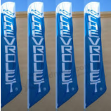kundenspezifische Chevrolet-Federflaggenwerbung, die Chevrolet-Logoflagge fliegt
