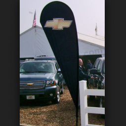 auto show large polyester chevrolet advertising teardrop flag