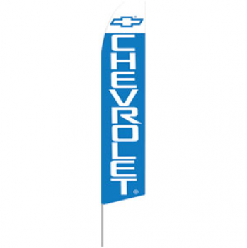 promoción publicidad personalizada chevrolet feather banner