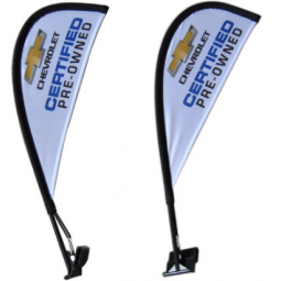 teardrop chevrolet advertising flag banner printing factory