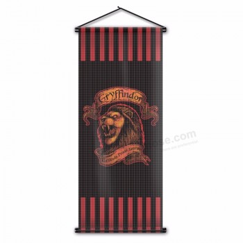 harri potter HP huiswapens symbool vlag aangepaste afdrukken zwadderich ravenklauw griffoendor huffelpuf muurrol banner 17x43inch