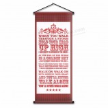 You'll Never Walk Alone Song Quotes Scroll Banner Indoor Bedroom Decor Hanging Wall Flag for LFC Soccer Fan Gift 45x110cm