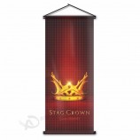 Game of Thrones Banner Flag Wall Scroll Room Decor Crown Iron Throne Red Viper Sigil Tapestry Hanging Poster Gifts 45x110 Cm