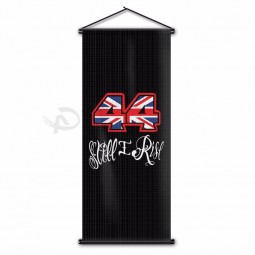 44 noch steigen I Design Flagge Hauptdekor Digitaldruck Musikband Wand scroll Polyester Banner 45x110cm
