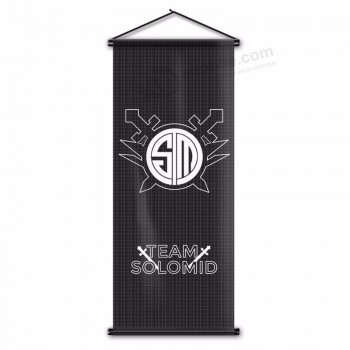 Gaming Club Dekor Fans Geschenk TSM Wand Flagge hängen Plakat Schwert Scroll Flagge Banner für Halloween Weihnachten 45x110cm