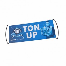 gedruckte Hand scrollen Banner, jubelnde Hand rollen Fan Banner