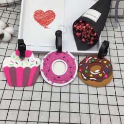 クリエイティブかわいい荷物タグ旅行アクセサリーシリカゲルプラスチックスーツケースID addresホルダー手荷物搭乗タグポータブルラベル