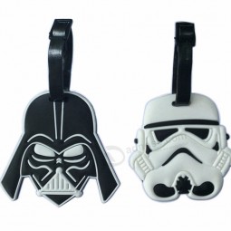 漫画スターウォーズ荷物タグ旅行アクセサリーシリカゲルスーツケースIDアドレスホルダー手荷物搭乗タグポータブルラベル