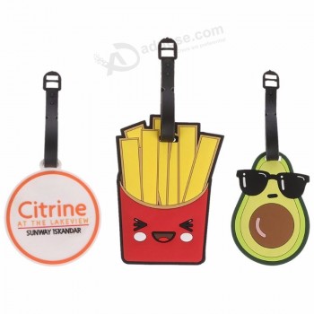 Cartoon Luggage Tag travelpro luggage straps Suitcase Bag ID Tags Address Label Baggage