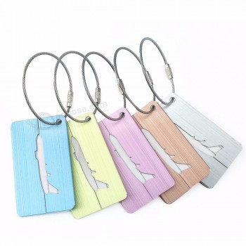 Travelpro luggage straps Accessories Aluminum Portable Suitcase ID Address Holder Airplane Baggage Boarding Label Drop Shipping