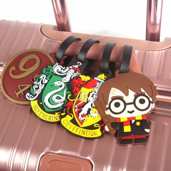 Fashion Harry Potter luggage tag Silica Gel Suitcase ID Addres Holder Baggage Boarding Portable Labels travel accessories