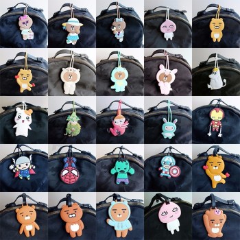 luggage&bags accessories silica gel travelpro luggage straps animal cartoon suitcase ID addres holder baggage boarding portable label