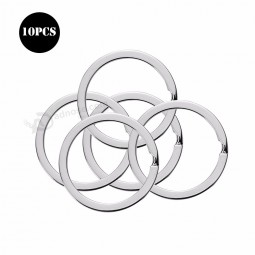 10 Pcs 32mm metal Key holder split rings unisex personalised keyrings keychain keyfob accessories