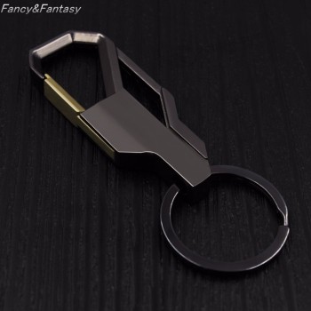 wholesale cool design personalised luxury keychain stainless steel metal luxury  Car keychain  decoration jewelry For Men