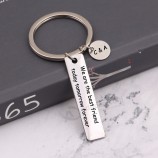 name coustom engraved We Are The best friend today tomorrow forever Key chains gifts For best friends friendship personalized keychains keytag