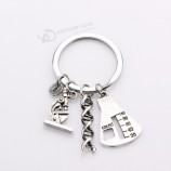 Creative Microscope Helix DNA Biological Unique Keychain Science Biology Chemistry Teacher Graduates Gift personalised keyrings