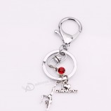 Frauen Turnerin Ich liebe Gymnastik Charme personalisierte Schlüsselanhänger birthstone Schlüsselanhänger Modeschmuck Accessoires Geschenke für Teenager-Mädchen
