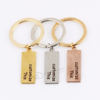 Customized personalized keychains Text Letter Key Chains DIY Gift for Women Men Family Friends Couples Keyring Jewelry