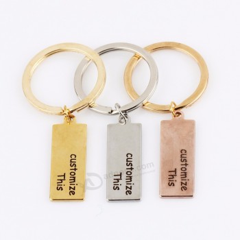 customized personalized keychains text letter Key chains DIY gift for women Men family friends couples keyring jewelry