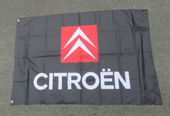 Gran hombre de las cavernas de Citroen cobertizo 90x150 cm bandera bandera sala de exposición del coche