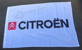 Citroen racing 90 * 150 cm bandeira, 100% poliéster Citroen banner