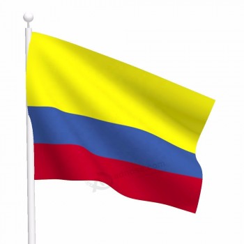 Hete verkopende 3x5ft grote landen polyester print colombia vlag