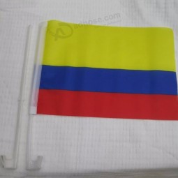 Colombia car Flag Polyester Colombian National car window flag in stock