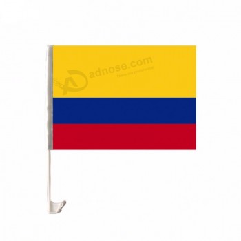 promotional outdoor Low price colombia car window flag