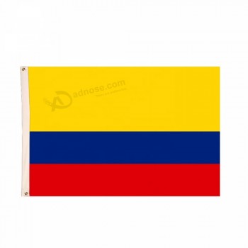 Alta calidad 3x5ft poliéster colombia colombia bandera del país