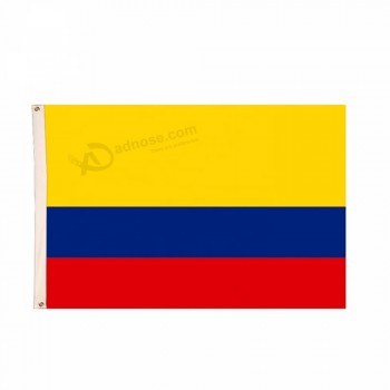 high quality 3x5ft polyester colombia colombian country flag