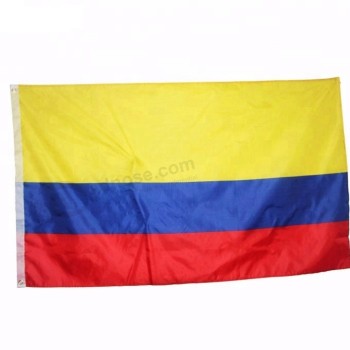 프로모션 사용 사용자 정의 디지털 인쇄 폴리 에스테르 콜롬비아 국기