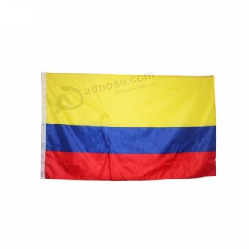 custom 3ft x 5ft polyester columbia colombia banner flag