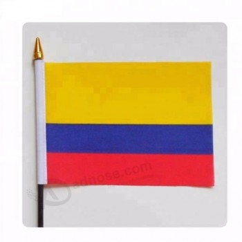 groothandel goedkope hoge kwaliteit colombia hand vlaggen