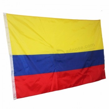 colômbia bandeira colombiana 3 * 5FT / 90 * 150 cm pendurado banner escritório / atividade / desfile / festival / decoração de casa