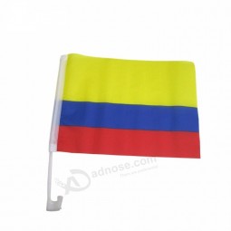 goedkope verkoop 75D polyester sublimatie colombia auto vlag