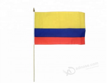 Colombia world cup 30*45cm wholesale football fans cheering hand flag