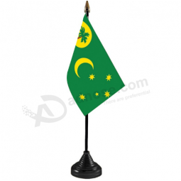 Wholesale mini office Coco Islands table top flag